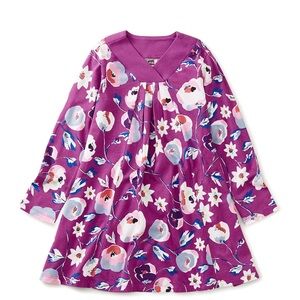 🌸🌷NWT TEA COLLECTION RIKO TRAPEZE FLORAL DRESS🌷🌸